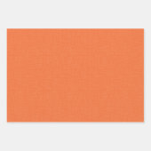 オレンジ色のチアリーダーpom pomパターン ラッピングペーパーシート (正面2)