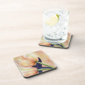 オレンジ色のチューリップコースター コースター (右側)