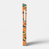 オレンジ色のデイリリーと緑離れの Case-Mate iPhoneケース (裏面 / 左)