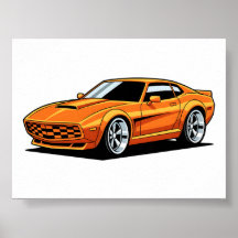 オレンジ色のトーン車両