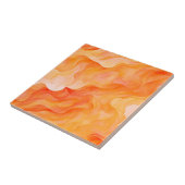 オレンジ色のドリームウェーブ タイル (側面)