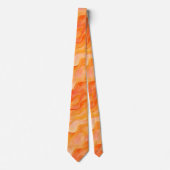 オレンジ色のドリームウェーブ ネクタイ (正面)