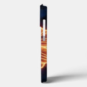 オレンジ色のネオンハイビスカスの花、オレンジ色のハイビスカス Case-Mate iPhoneケース (裏面 / 左)