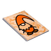 オレンジ色のノーム ノートブック (右側)
