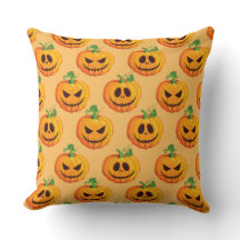 オレンジ色のハロウィンカボチャ付きオレンジ