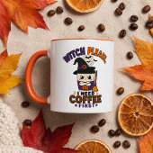 オレンジ色のハロウィンマグカップ Witch Please I Need Coffee First マグカップ