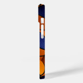 オレンジ色のバスチームが女の子をカラーにする Case-Mate iPhoneケース (裏面 / 左)