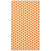 オレンジ色のバラフラワーシームレスパターン テーブルクロス (正面)