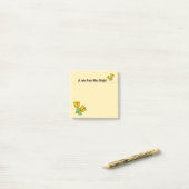 オレンジ色のバラポストイットノート ポストイット (デスク上)