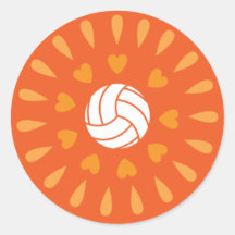 オレンジ色のバレーボール万華鏡のように千変万化するパターンパターン