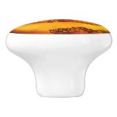 オレンジ色のパターン セラミックノブ (側面)