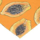 オレンジ色のパパイヤのスライス テーブルクロス (アングル)