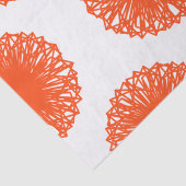 オレンジ色のパレット球体グラフィック抽象芸術アート 薄葉紙 (詳細)