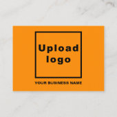 オレンジ色のビジネス感謝祭グリーティング エンクロージャーカード (裏面)