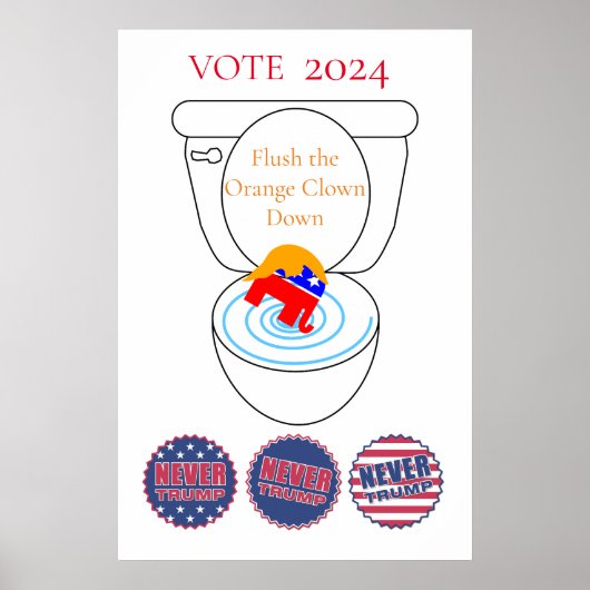 オレンジ色のピエロをフラッシュThunder_Cove ポスター (正面)