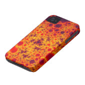 オレンジ色のフラク頭が切れるタル電話ケース Case-Mate iPhoneケース (下部)