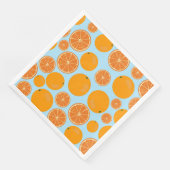 オレンジ色のフルーツパターン (コーナー)