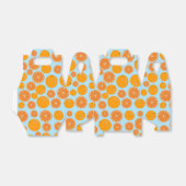 オレンジ色のフルーツパターン フェイバーボックス (折り畳みなし)