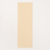 オレンジ色のフルーツパターン ヨガマット (裏面)