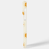 オレンジ色のフルーティパターン Case-Mate iPhoneケース (裏面 / 左)