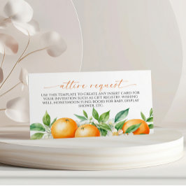 オレンジ色のフローラ衣服要求エンクロージャカード エンクロージャーカード