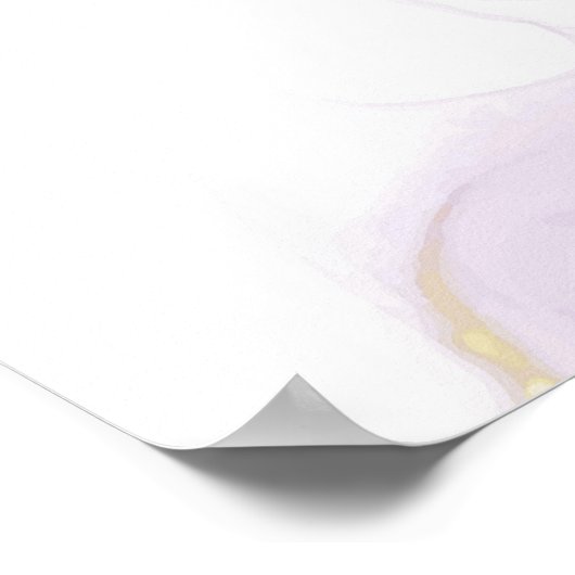 オレンジ色のフローラ退職パーティーウェルカムサイン ポスター (角)