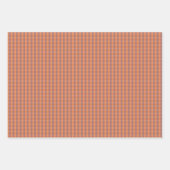 オレンジ色のブーの効いた子猫のハロウィーン ラッピングペーパーシート (正面3)