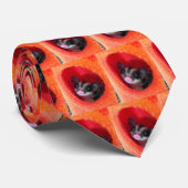 オレンジ色のベッドに砂糖ぶら下がったグライダー ネクタイ (ロール)