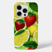 オレンジ色のベリー フレッシュ Case-Mate iPhoneケース (裏面)