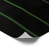 オレンジ色のポピーのフラワーポスター ポスター (角)