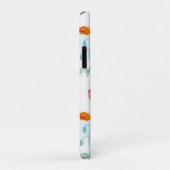 オレンジ色のポピー花柄ありがとう Case-Mate iPhoneケース (裏面/右)