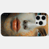 オレンジ色のポートレート Case-Mate iPhoneケース (裏面 (横))