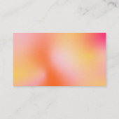 オレンジ色のメディア挿入名刺 名刺 (裏面)