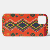 オレンジ色のモロッカン・ハーモニー Case-Mate iPhoneケース (裏面 (横))