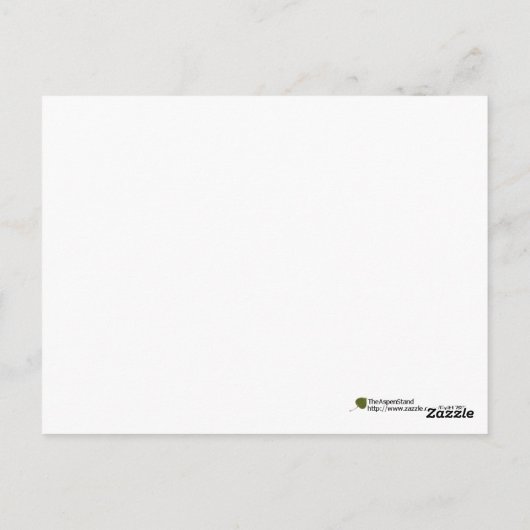 オレンジ色のユリと花芽の写真2枚 ポストカード (裏面)