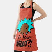 オレンジ色のヨーマンマグショット漫画 エプロン (インサイチュ)