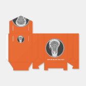 オレンジ色のラクロスの好意ボックス フェイバーボックス (折り畳みなし)