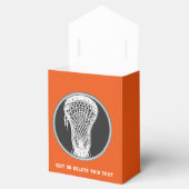 オレンジ色のラクロスの好意ボックス フェイバーボックス (オープン)