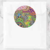 オレンジ色のレインボーメルト ラウンドシール (バッグ)