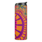 オレンジ色のレインボーリミックス タンブラー (回転左)