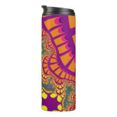 オレンジ色のレインボーリミックス タンブラー (回転右)