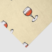 オレンジ色のワインをグラス 薄葉紙 (詳細)