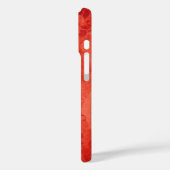 オレンジ色のヴィンテージダイヤモンドパターン Case-Mate iPhoneケース (裏面 / 左)