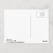 オレンジ色の体操ポストカード ポストカード (裏面)