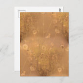 オレンジ色の光を持つ野生の花 ポストカード (正面/裏面)