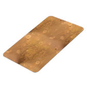 オレンジ色の光を持つ野生の花 マグネット (左側)