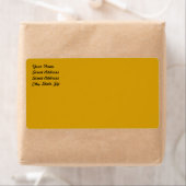 オレンジ色の出荷ラベル ラベル (インサイチュ)