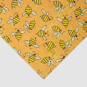 オレンジ色の可愛い黄色の（昆虫）マルハナバチ 薄葉紙 (詳細)