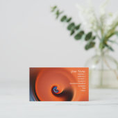 オレンジ色の名刺 名刺 (スタンド正面)