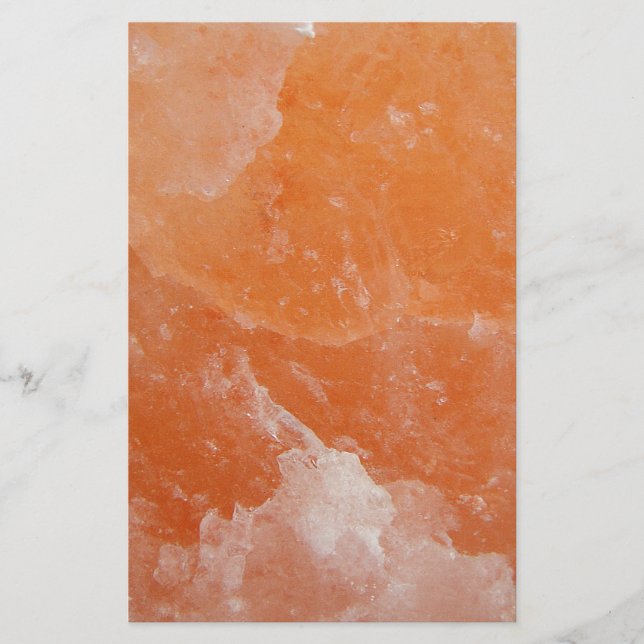 オレンジ色の塩石 (正面)